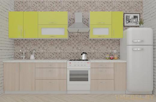 ВерсоЛайн 2-2.5 (ясень шимо светлый/зеленый лайм)