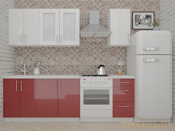 ВерсоЛайн 3-1.8 (белый/рубиново-красный)