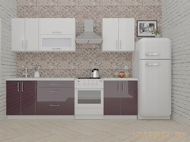 ВерсоЛайн 4-2.1 (белый/сливовый)