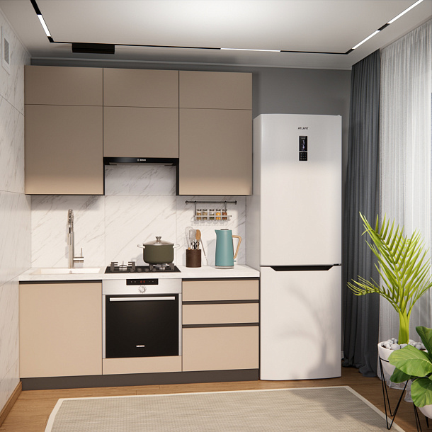 Эко Премиум 1.8 (глиняный серый/ст. мрамор лацио)