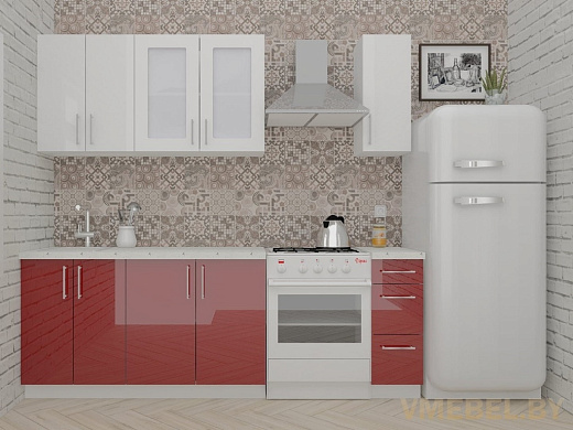 ВерсоЛайн 3-1.7 (белый/темно-красный)