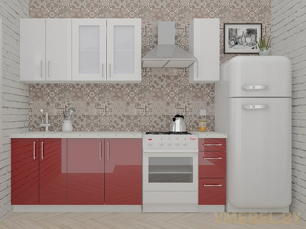 ВерсоЛайн 3-1.7 (белый/темно-красный)