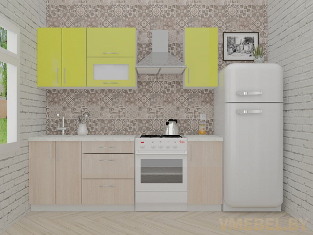 ВерсоЛайн 2-1.6 (ясень шимо светлый/зеленый лайм)