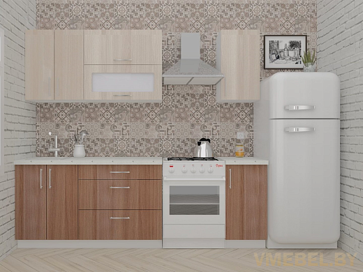 ВерсоЛайн 2-1.8 (ясень шимо темный/ ясень шимо светлый)