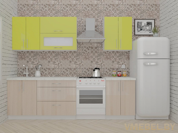 ВерсоЛайн 2-2.0 (ясень шимо светлый/зеленый лайм)