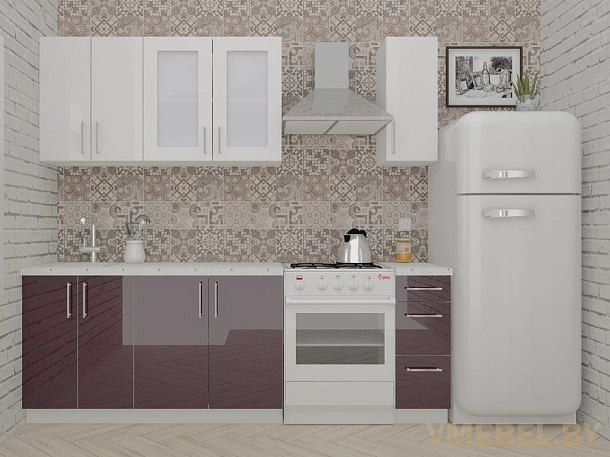 ВерсоЛайн 3-1.7 (белый/сливовый)