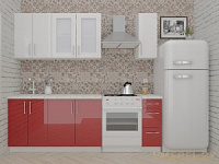 ВерсоЛайн 3-1.7 (белый/бургундский дождь)