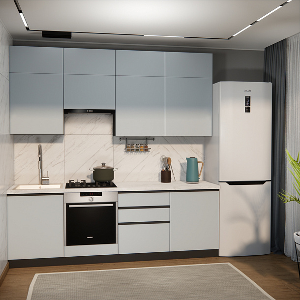 Эко Премиум 2.4 (сумеречный голубой/ст. мрамор лацио)