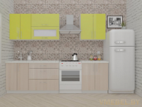 ВерсоЛайн 2-2.1 (ясень шимо светлый/зеленый лайм)