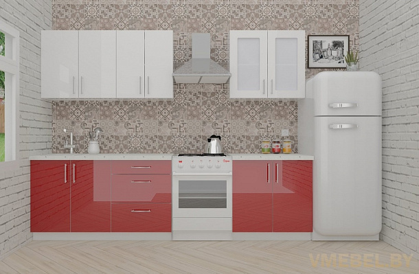 ВерсоЛайн 3-2.2 (белый/бургундский дождь)