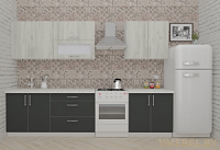 ВерсоЛайн 2-2.4 (дуб крафт белый / антрацит)