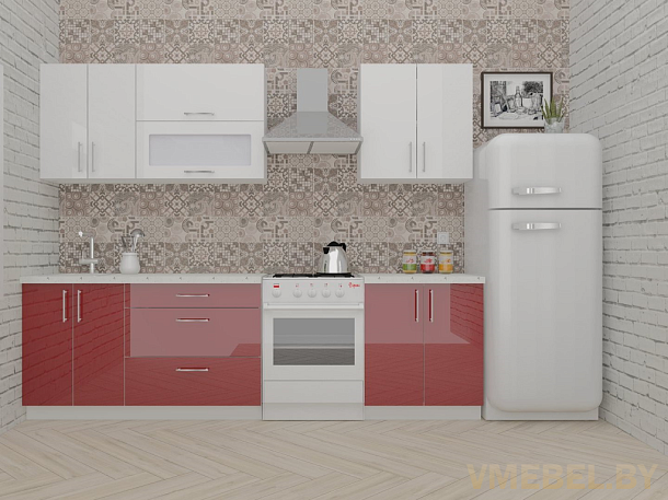 ВерсоЛайн 4-2.1 (белый/рубиново-красный)