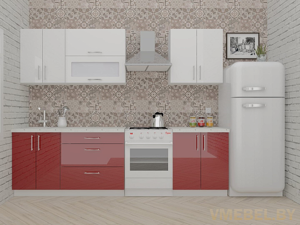 ВерсоЛайн 4-2.1 (белый/темно-красный)