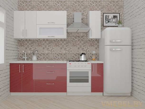 ВерсоЛайн 4-1.7 (белый/рубиново-красный)