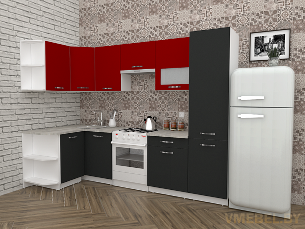 Эко 6 1.3- 2.8 (антрацит/красный чили)