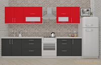 ВерсоЛайн 2-2.6 (антрацит/ красный чили)