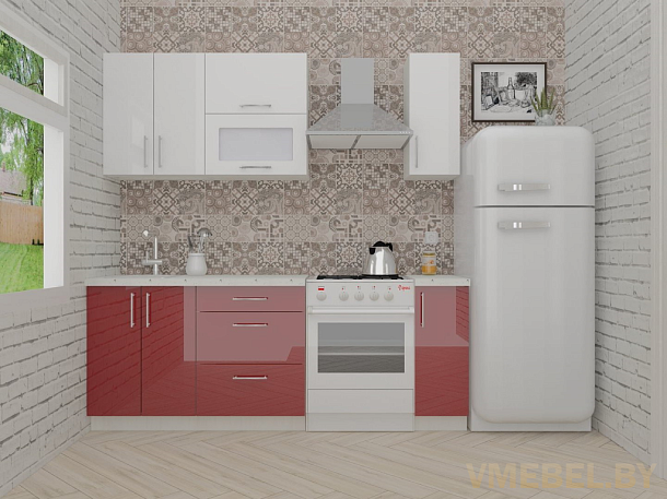 ВерсоЛайн 4-1.5 (белый/рубиново-красный)