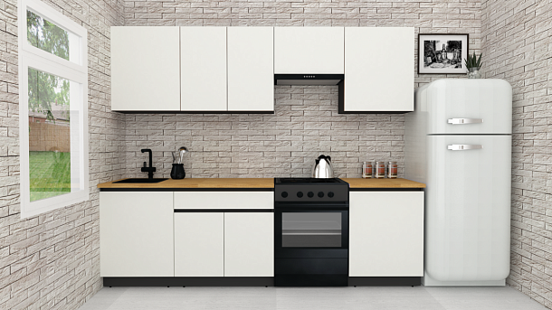 Эко-7 2.5 (белый фасадный/ст.золотистый дуб)