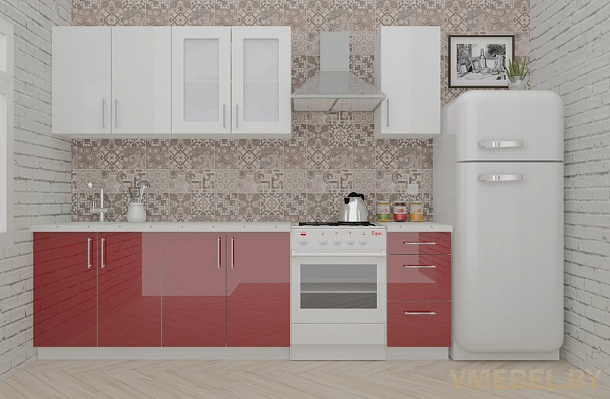 ВерсоЛайн 3-2.0 (белый/рубиново-красный)