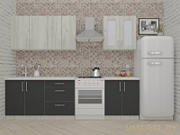 ВерсоЛайн 1-2.1 (дуб крафт белый/ антрацит)