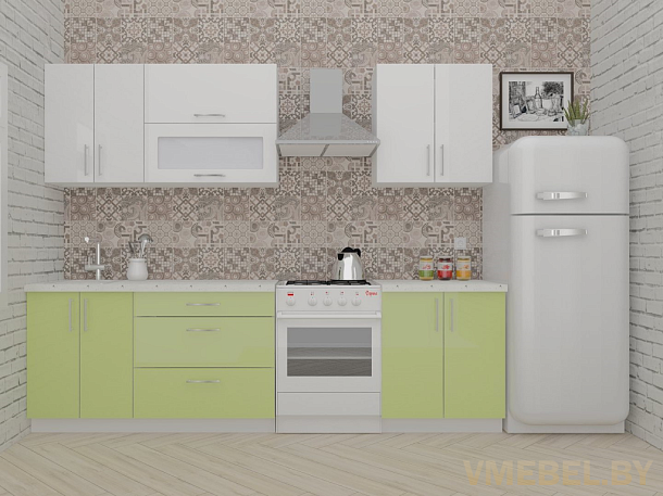 ВерсоЛайн 4-2.1 (белый/нежно-зелёный)